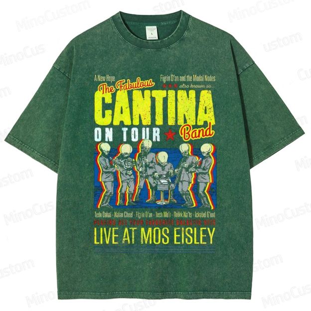 Star Wars Cantina Band Tour Washed T - Shirt