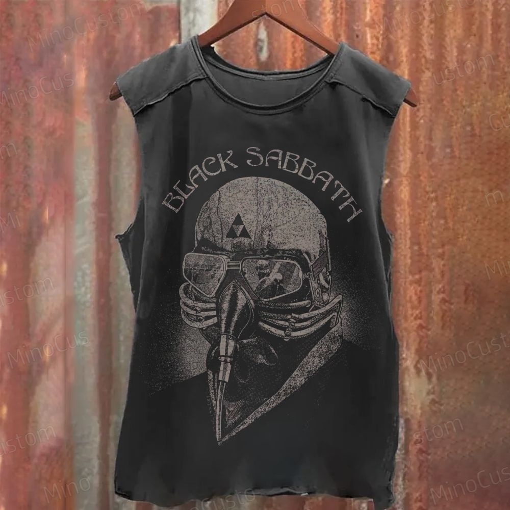Black Sabbath x Zelda Mashup Graphic Sleeveless Tank Top