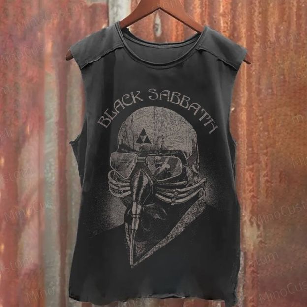 Black Sabbath x Zelda Mashup Graphic Sleeveless Tank Top