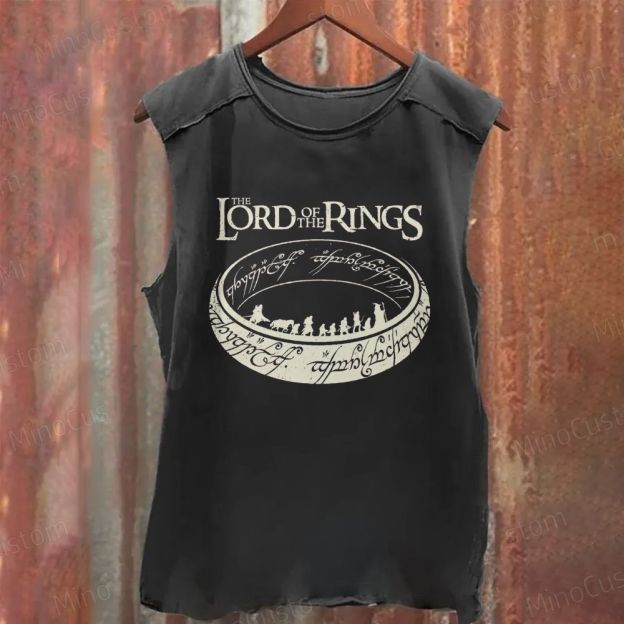 The Lord of the Rings One Ring Graphic Sleeveless Tank Top