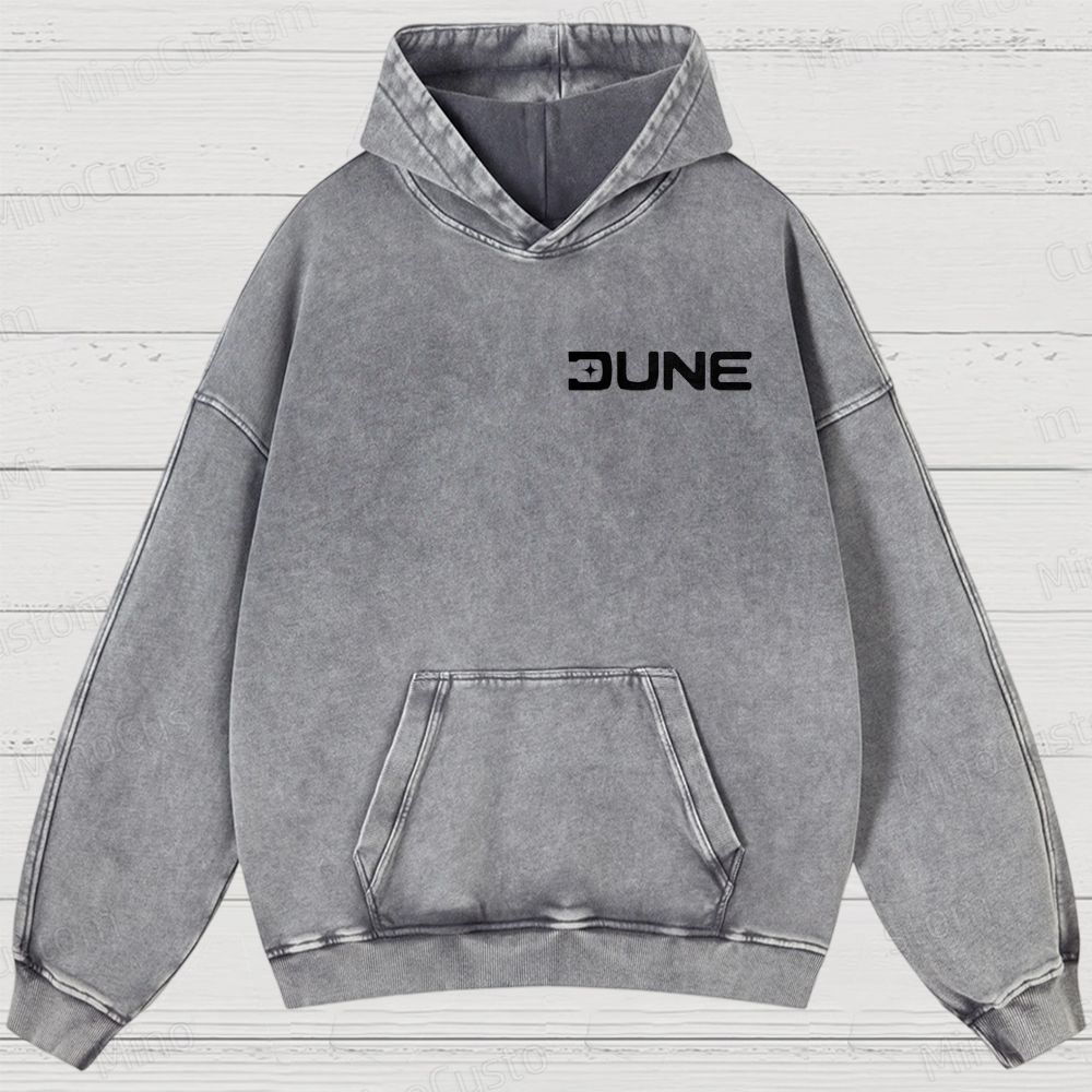 Dune Movie "Dreams Are Messages" Washed Hoodie