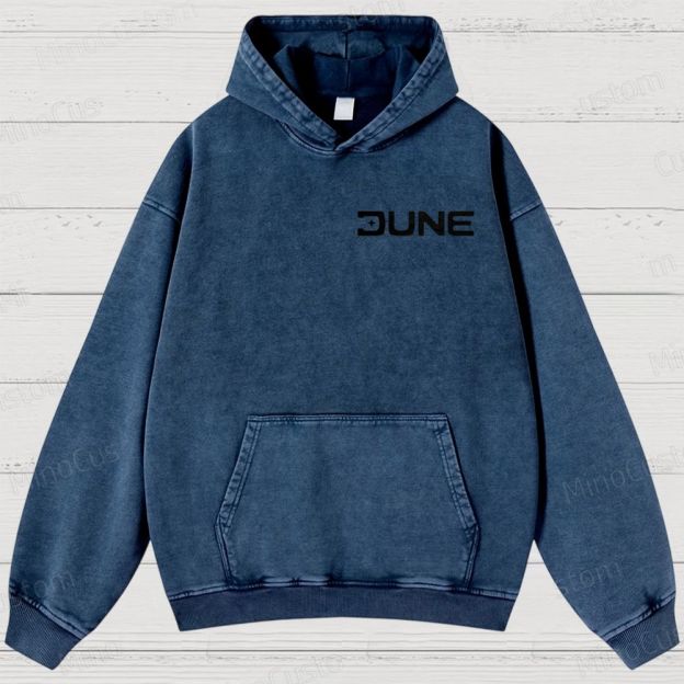 Dune Movie "Dreams Are Messages" Washed Hoodie