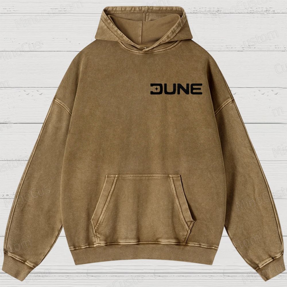 Dune Movie "Dreams Are Messages" Washed Hoodie