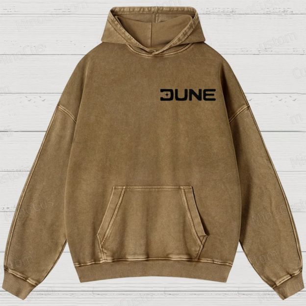 Dune Movie "Dreams Are Messages" Washed Hoodie