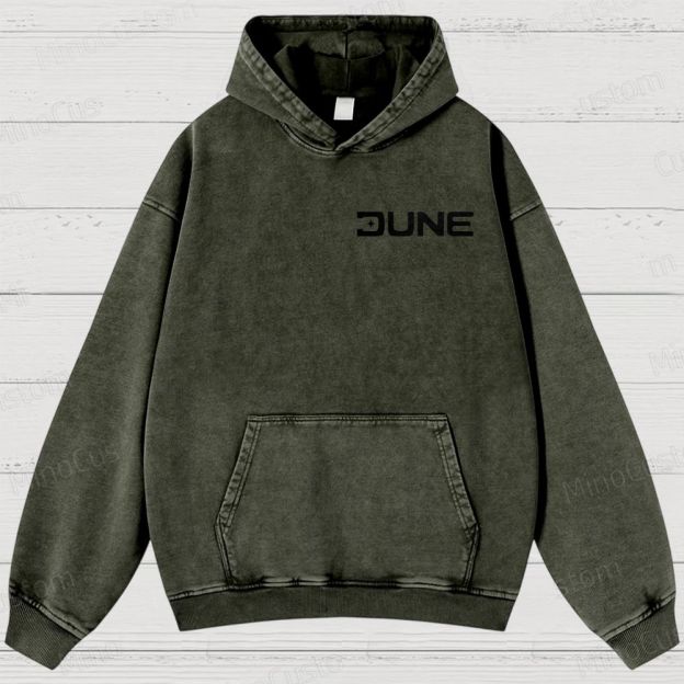 Dune Movie "Dreams Are Messages" Washed Hoodie