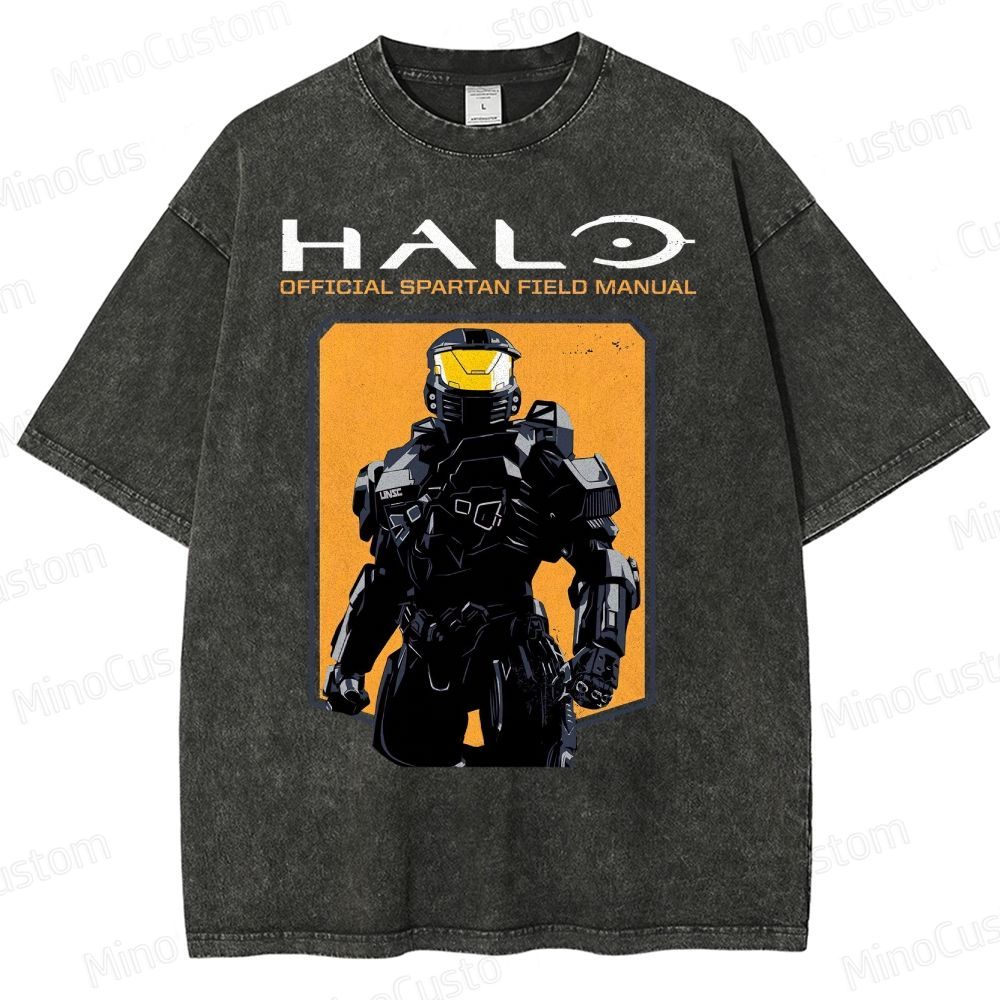 HALO: Official Spartan Field Manual Washed T-Shirt 