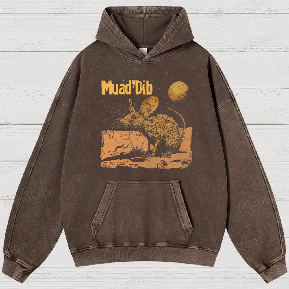 Desert Rat Muad'Dib Washed Hoodies