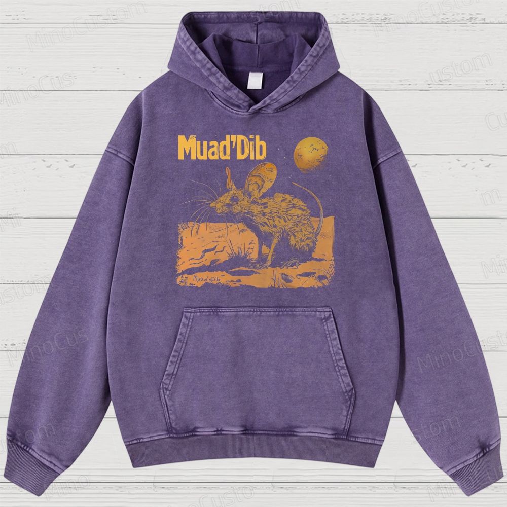 Desert Rat Muad'Dib Washed Hoodies