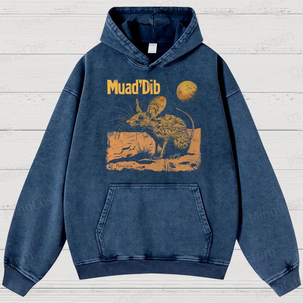 Desert Rat Muad'Dib Washed Hoodies