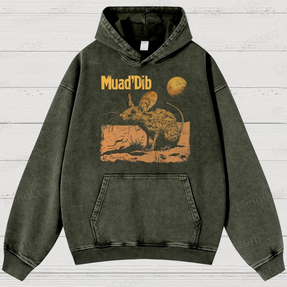 Desert Rat Muad'Dib Washed Hoodies