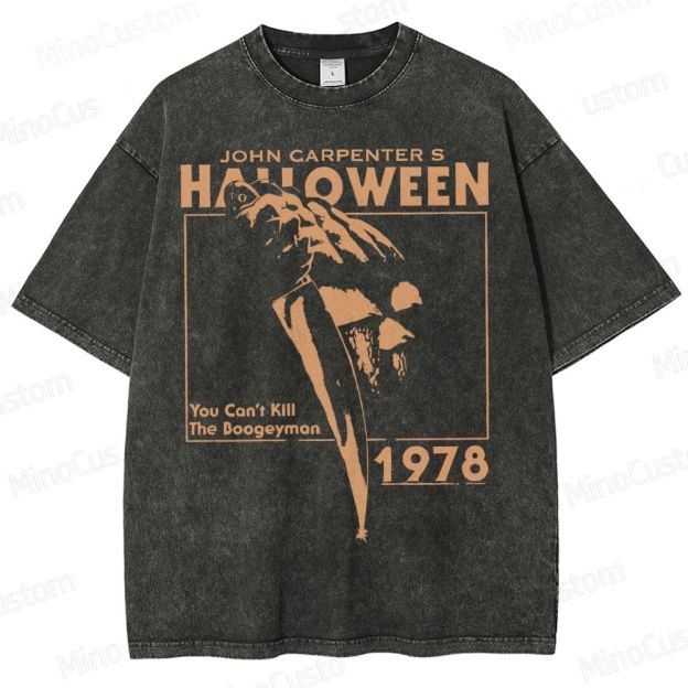 Halloween 1978 Horror Slasher Movie Washed T-Shirt