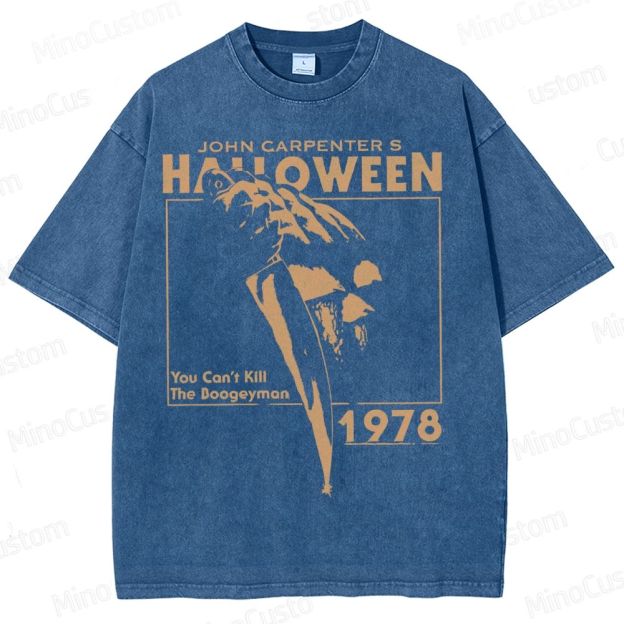 Halloween 1978 Horror Slasher Movie Washed T-Shirt