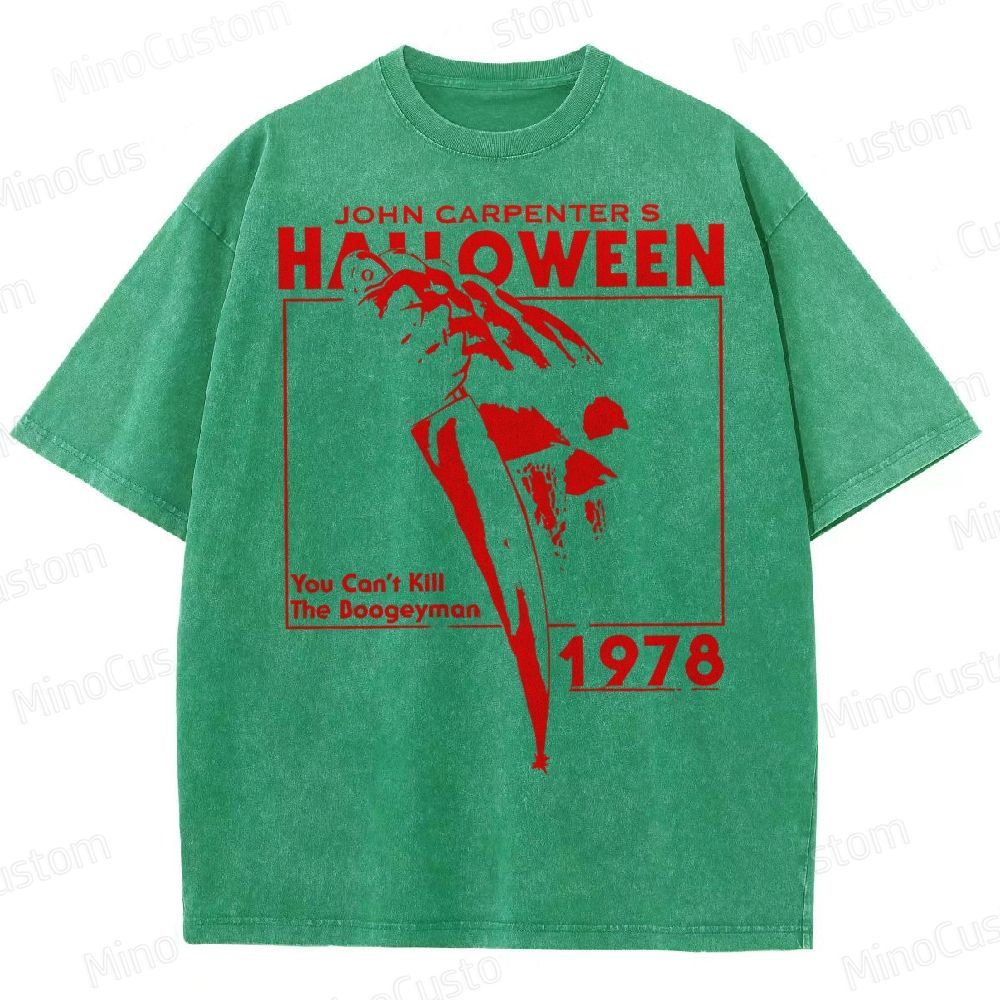 Halloween 1978 Horror Slasher Movie Washed T-Shirt