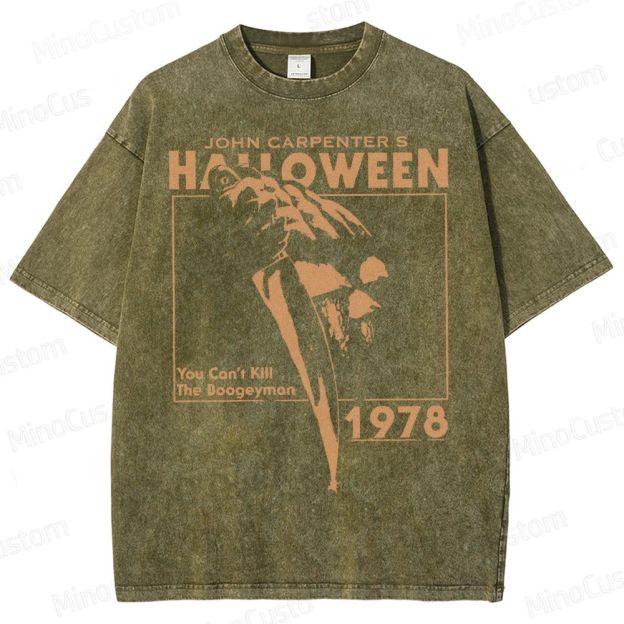 Halloween 1978 Horror Slasher Movie Washed T-Shirt