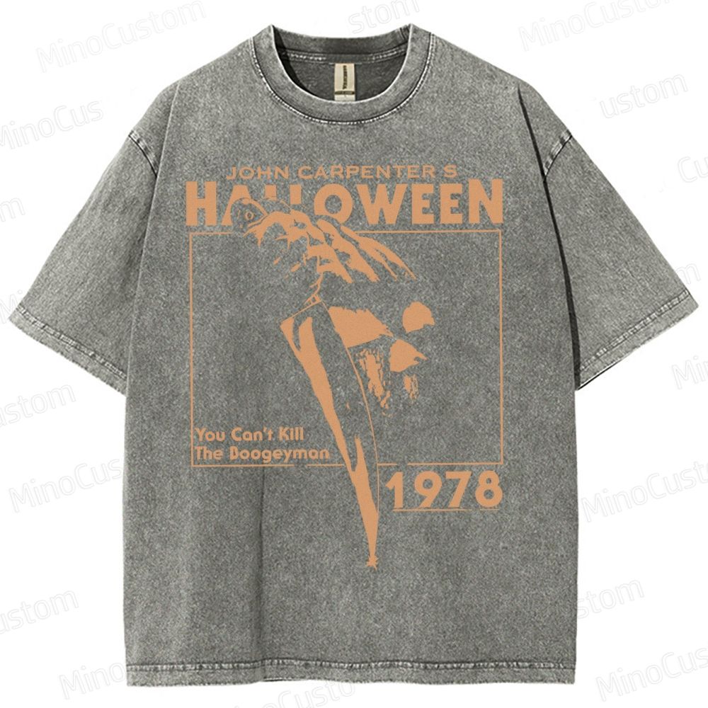 Halloween 1978 Horror Slasher Movie Washed T-Shirt