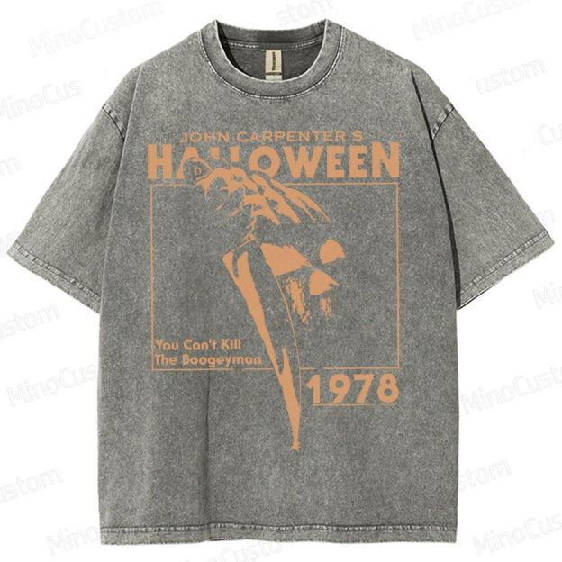 Halloween 1978 Horror Slasher Movie Washed T-Shirt