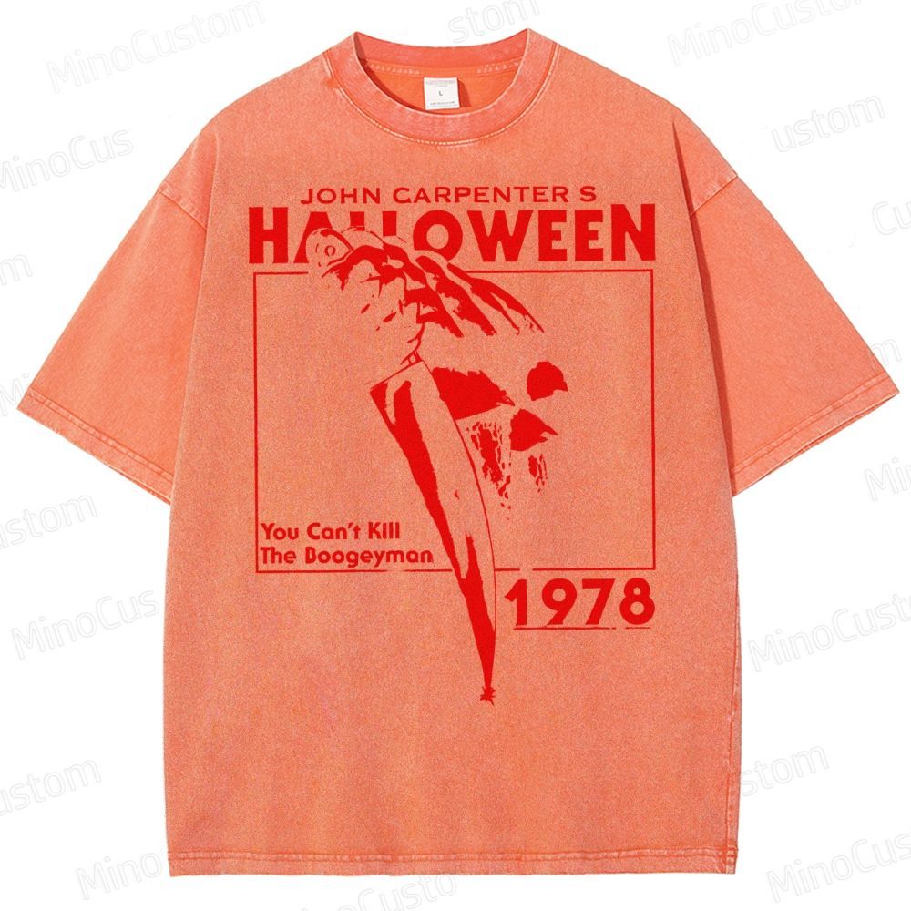 Halloween 1978 Horror Slasher Movie Washed T-Shirt