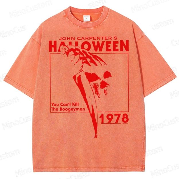Halloween 1978 Horror Slasher Movie Washed T-Shirt