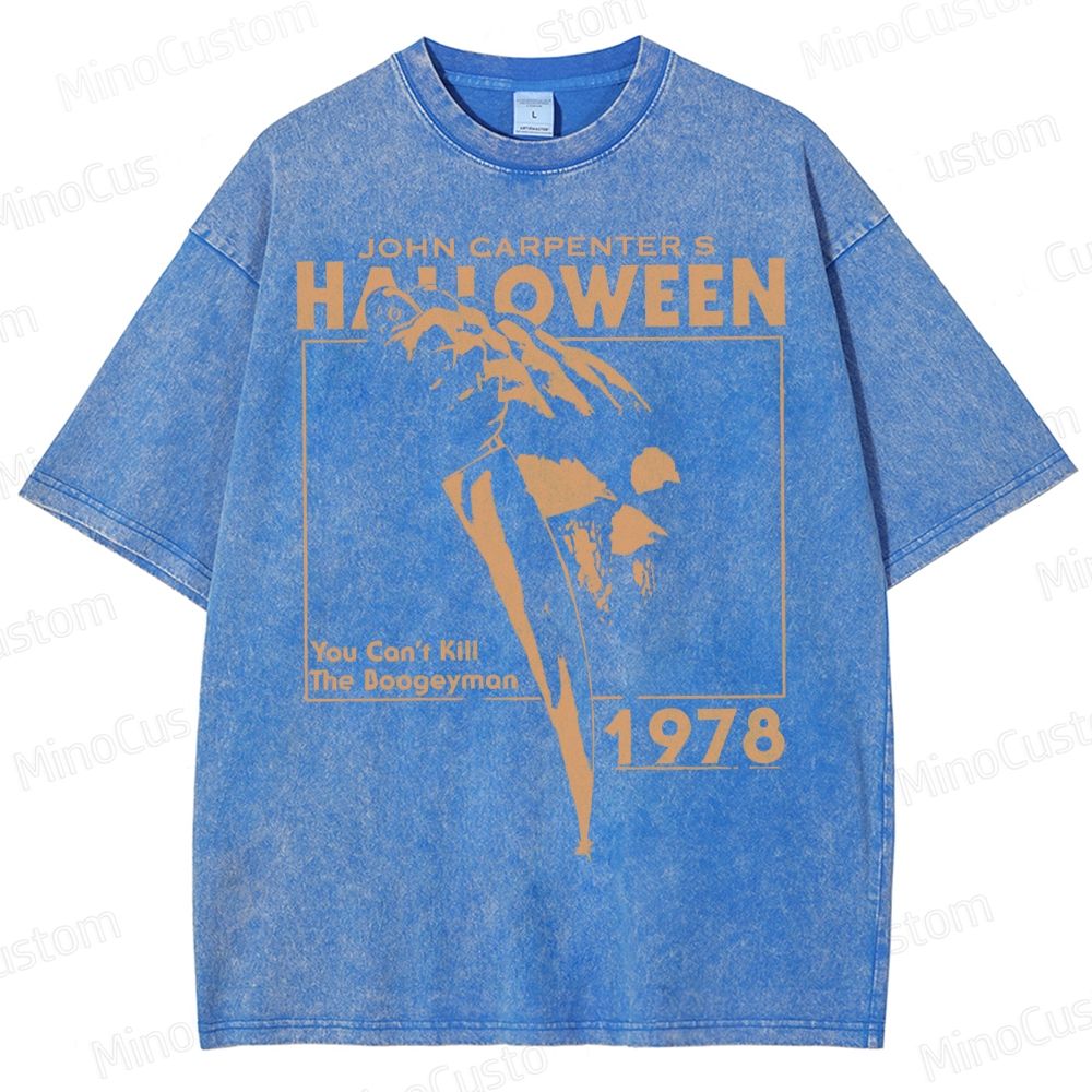 Halloween 1978 Horror Slasher Movie Washed T-Shirt