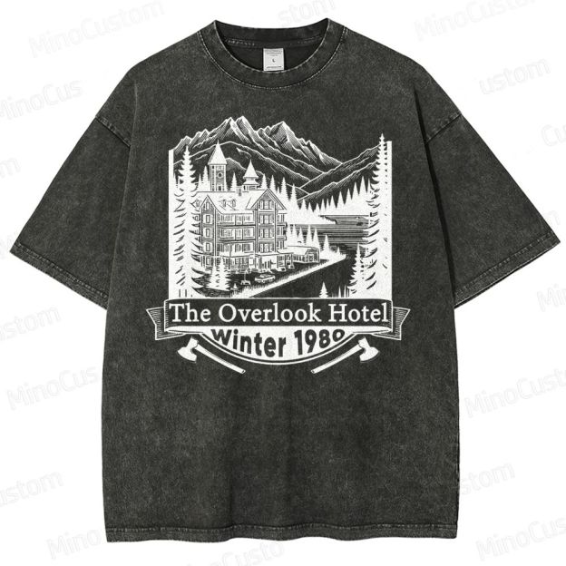 Overlook Hotel Winter 1980  Washed T-Shirt 