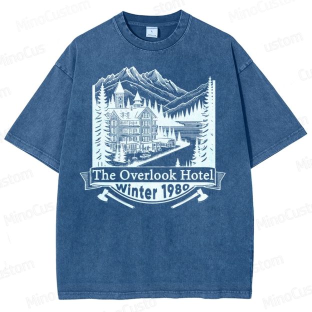 Overlook Hotel Winter 1980  Washed T-Shirt 