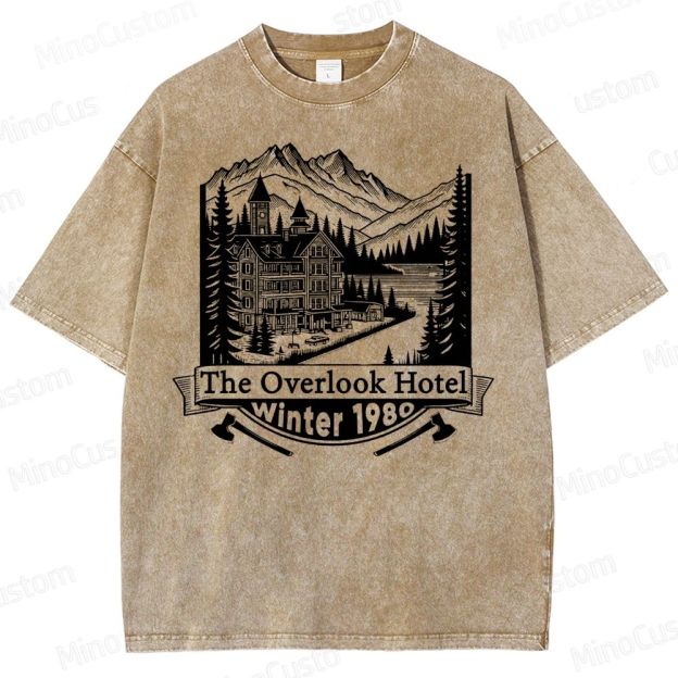 Overlook Hotel Winter 1980  Washed T-Shirt 