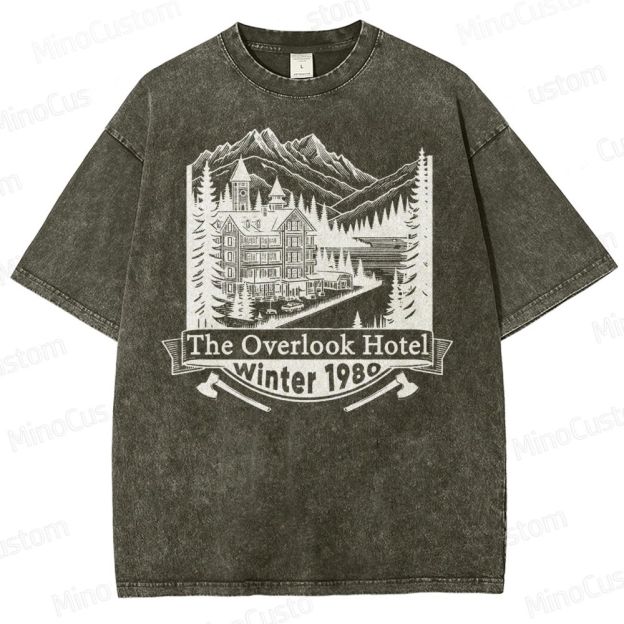 Overlook Hotel Winter 1980  Washed T-Shirt 