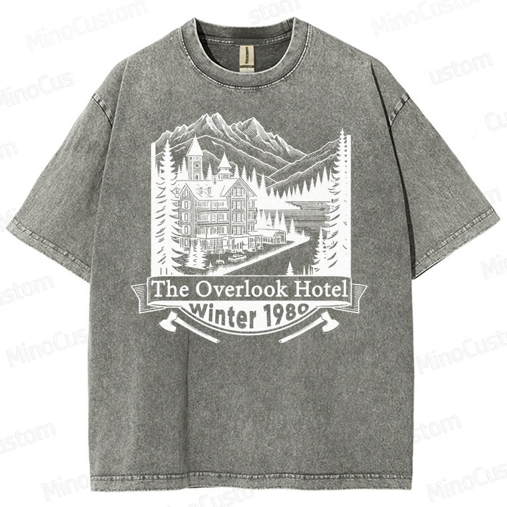 Overlook Hotel Winter 1980  Washed T-Shirt 