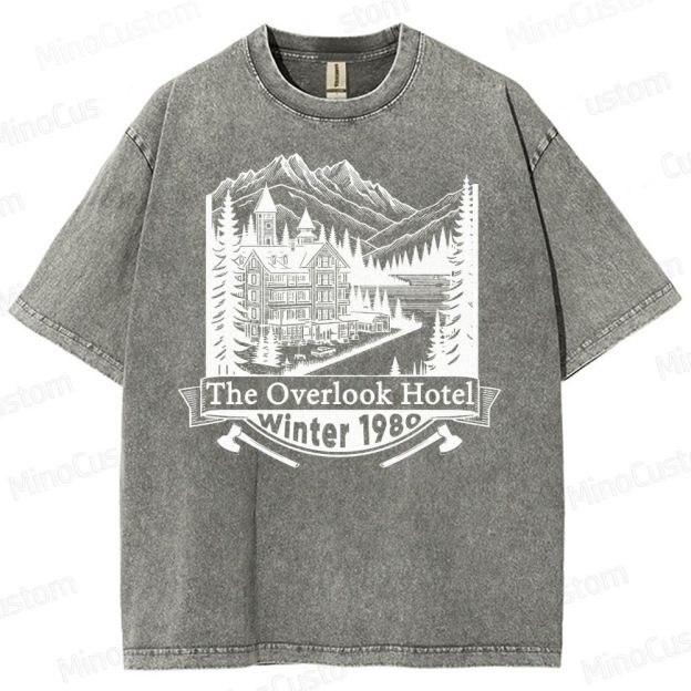 Overlook Hotel Winter 1980  Washed T-Shirt 