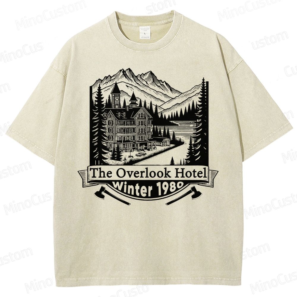 Overlook Hotel Winter 1980  Washed T-Shirt 