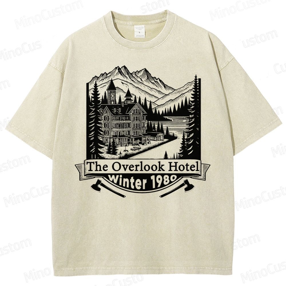 Overlook Hotel Winter 1980  Washed T-Shirt 