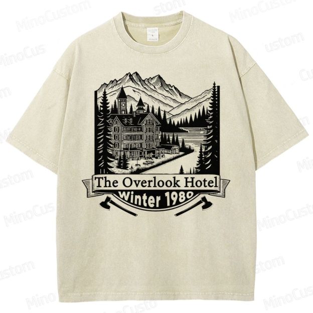 Overlook Hotel Winter 1980  Washed T-Shirt 
