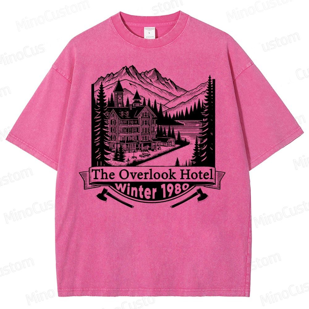 Overlook Hotel Winter 1980  Washed T-Shirt 