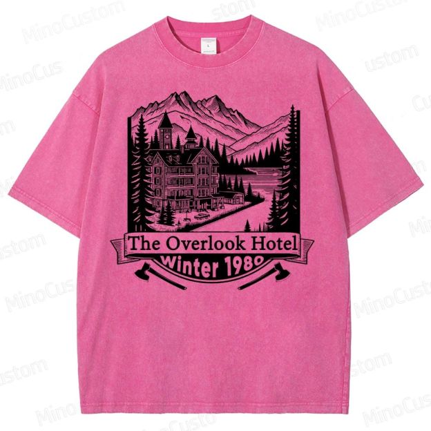 Overlook Hotel Winter 1980  Washed T-Shirt 