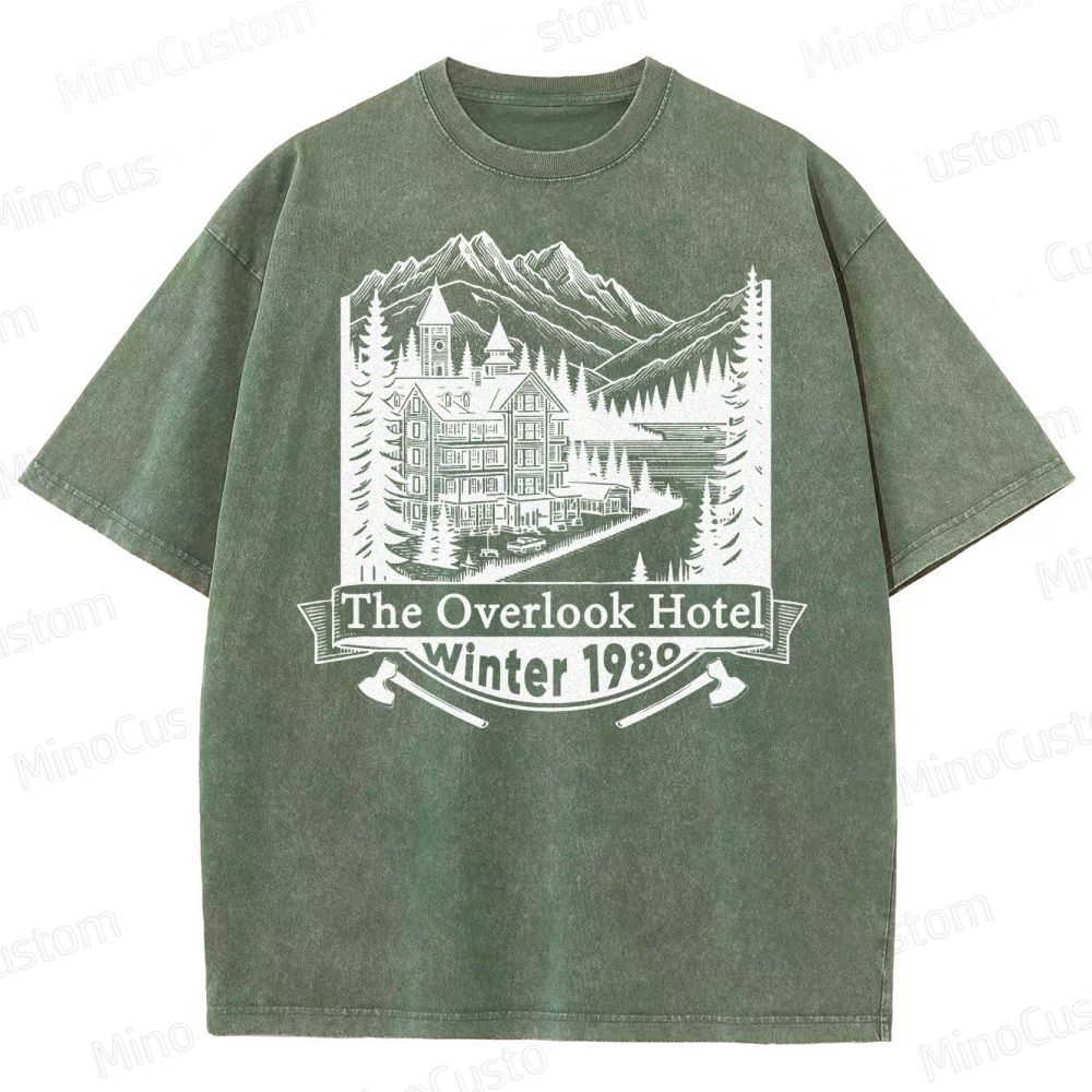Overlook Hotel Winter 1980  Washed T-Shirt 