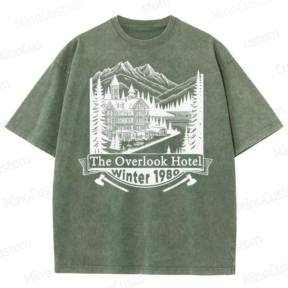 Overlook Hotel Winter 1980  Washed T-Shirt 