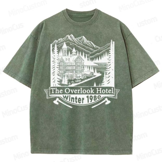 Overlook Hotel Winter 1980  Washed T-Shirt 