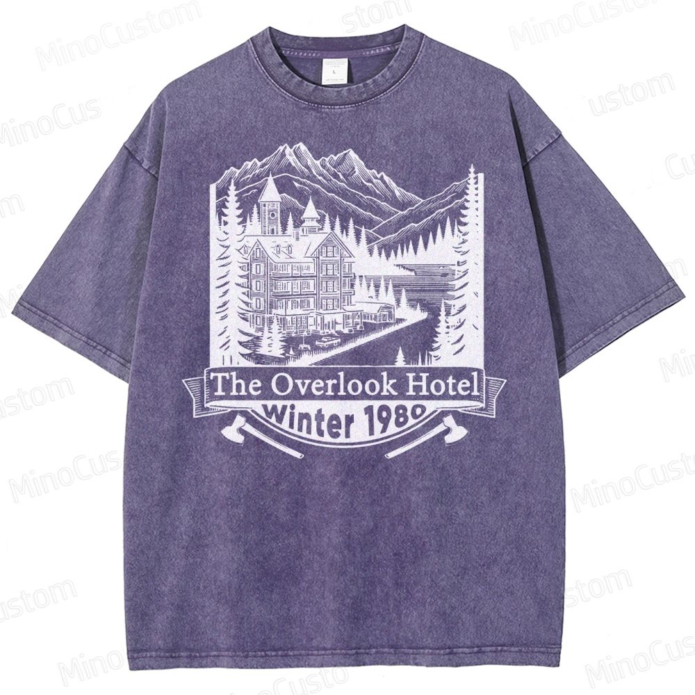 Overlook Hotel Winter 1980  Washed T-Shirt 