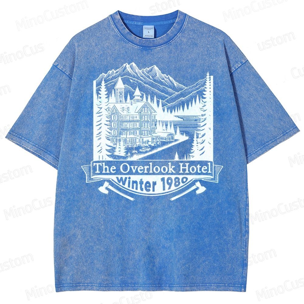 Overlook Hotel Winter 1980  Washed T-Shirt 