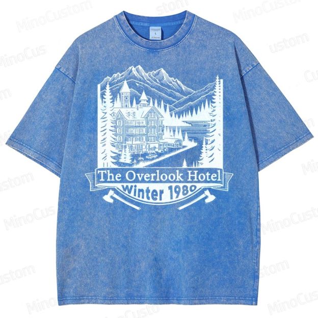 Overlook Hotel Winter 1980  Washed T-Shirt 