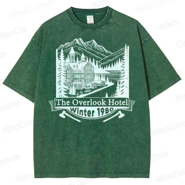 Overlook Hotel Winter 1980  Washed T-Shirt 