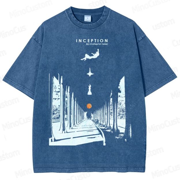 Inception-Surreal Dreamscape Washed T-Shirt 