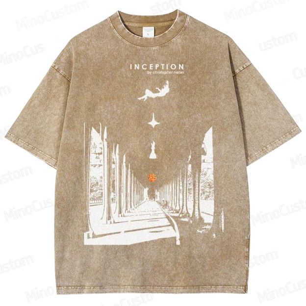 Inception-Surreal Dreamscape Washed T-Shirt 