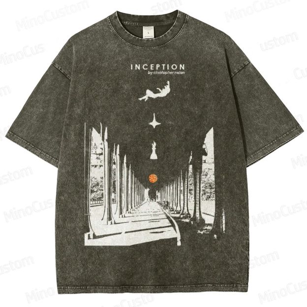 Inception-Surreal Dreamscape Washed T-Shirt 