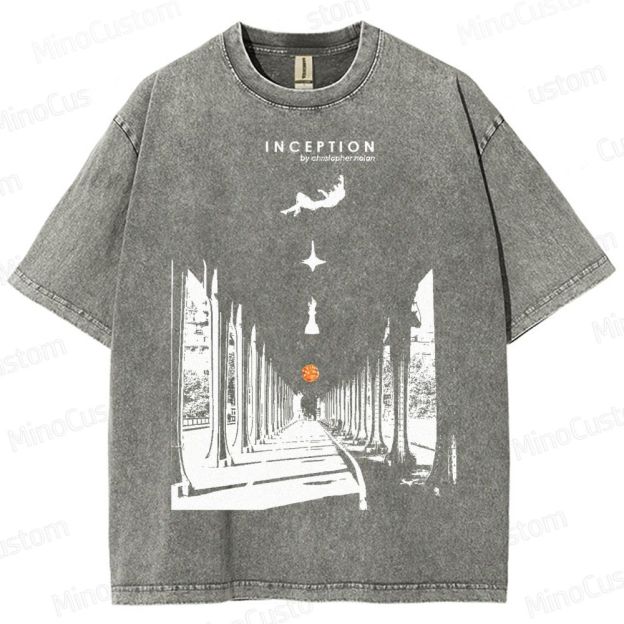 Inception-Surreal Dreamscape Washed T-Shirt 