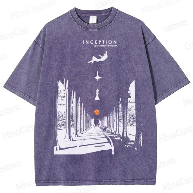 Inception-Surreal Dreamscape Washed T-Shirt 