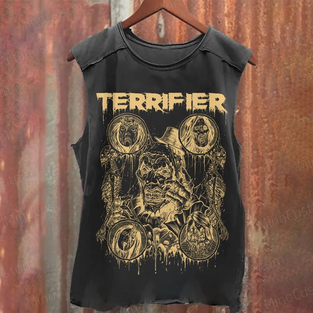 Vintage Terrifier Washed Tank Top 
