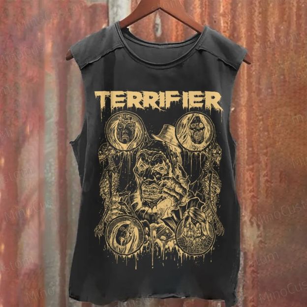 Vintage Terrifier Washed Tank Top 