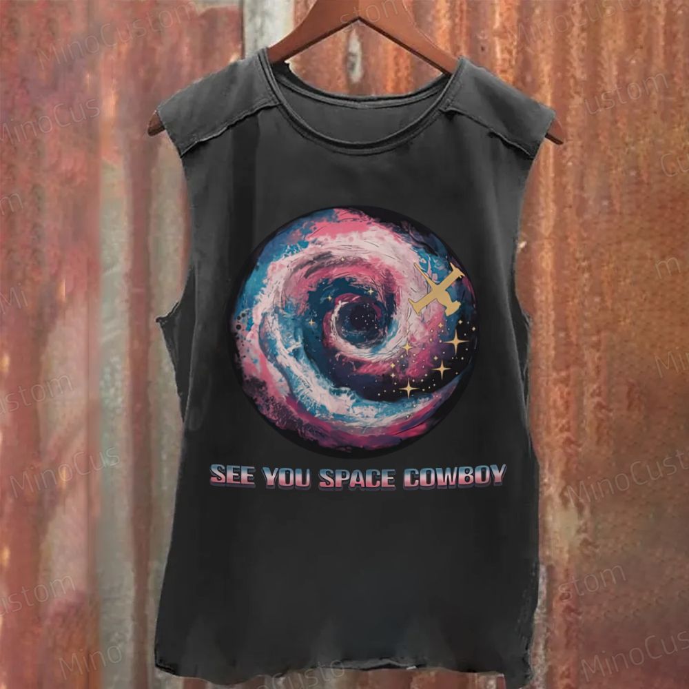 Cowboy Bebop "See You Space Cowboy" Graphic Sleeveless Tank Top