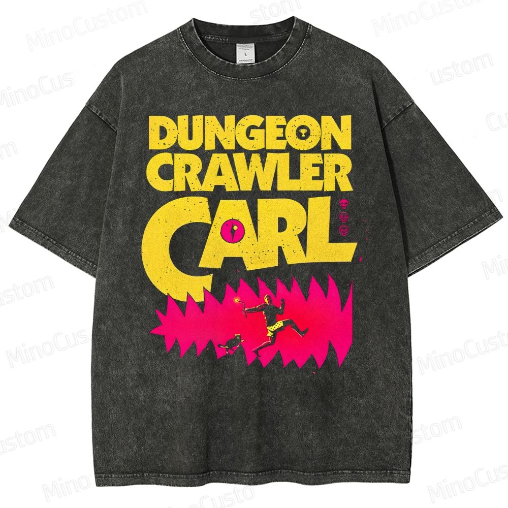 New Achievement Dungeon Crawler Carl Vintage Washed T-Shirt